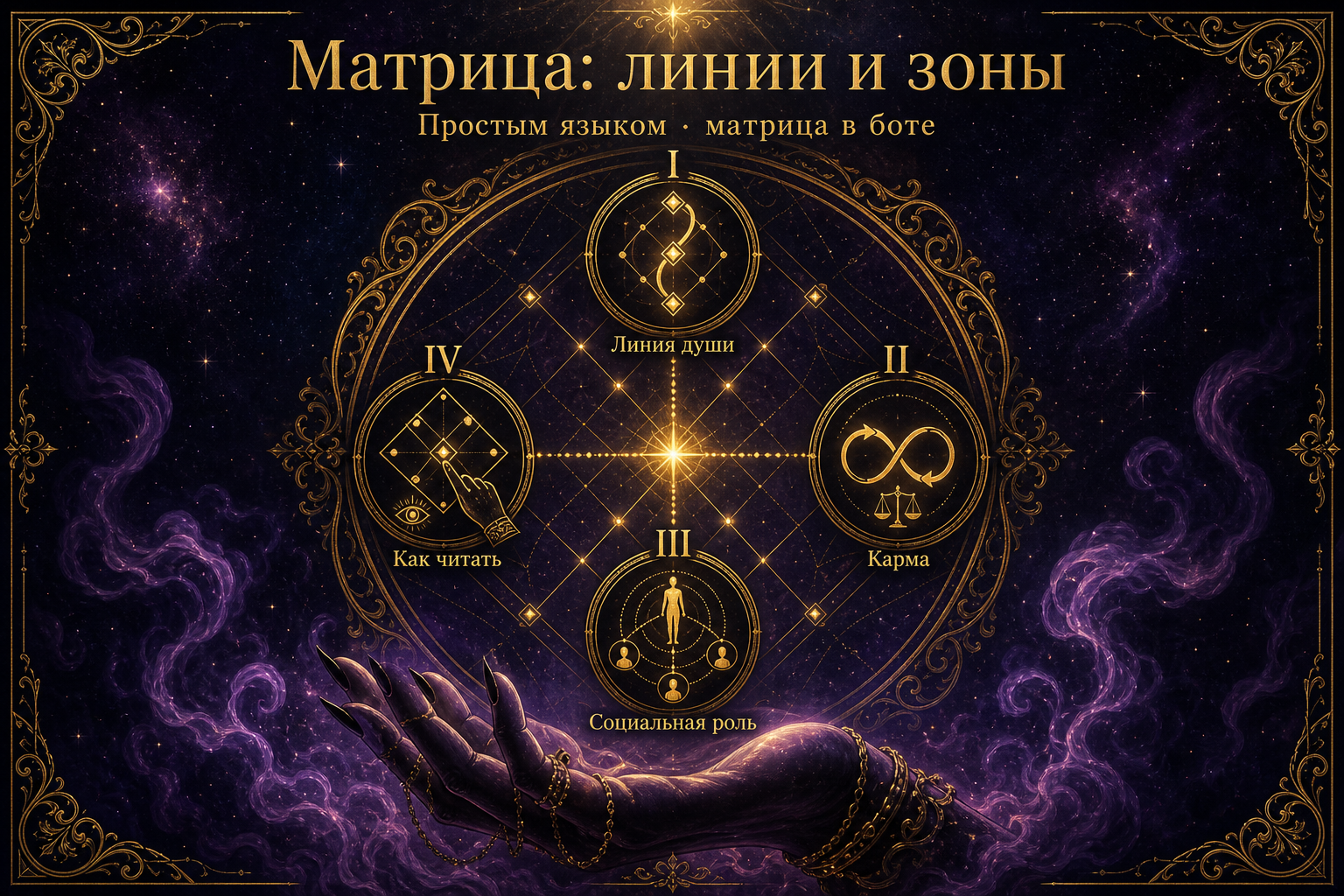Матрица: зоны